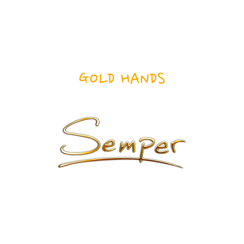 Gold hands